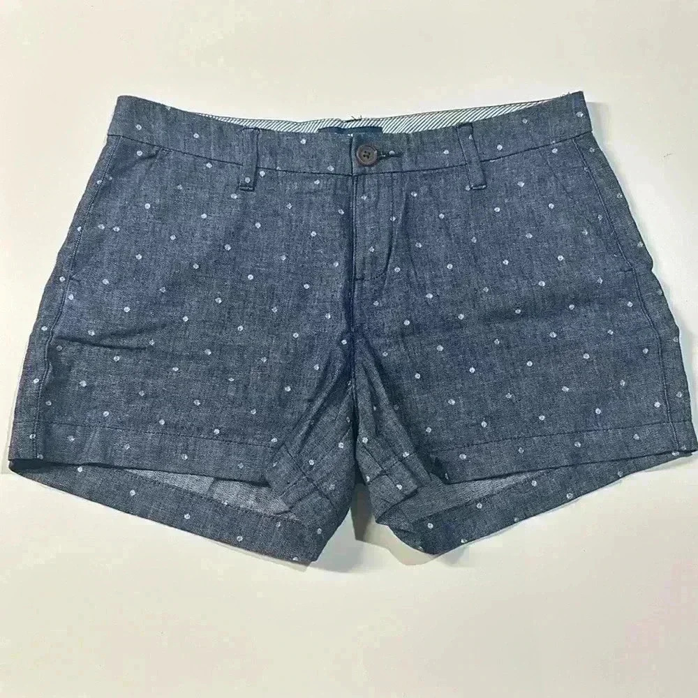 NWOT Women’s Old Navy Every Day Short, blue/white polka dots, Size 2